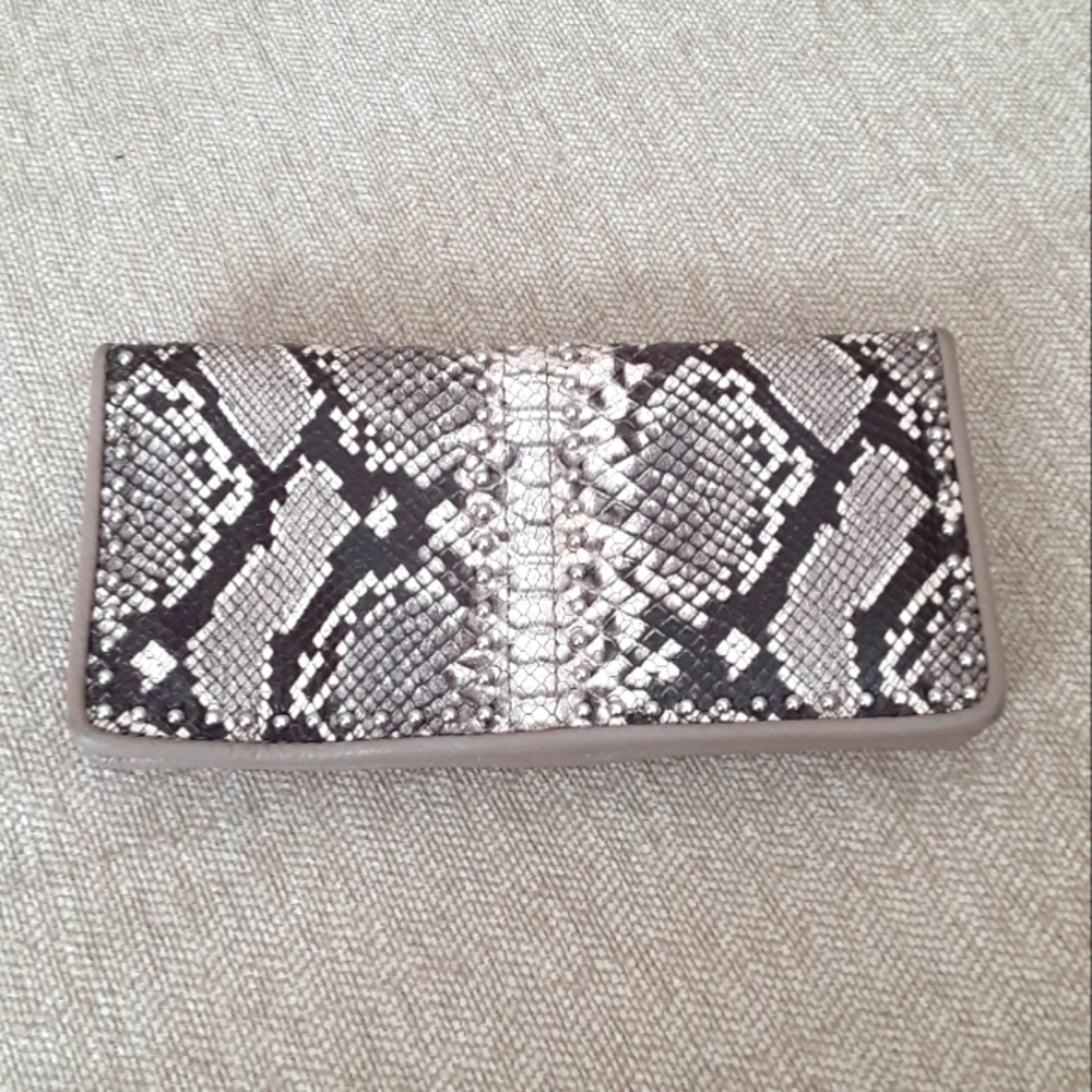 Brighton Snakeskin Print  leather Wallet
